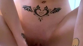 Beautiful wife masturbating show with webcam with toys