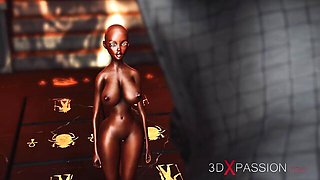 Anubis and Egypt's cartoon dirt by 3DXPassion