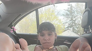 Playing with This Pussy in the Church Parking Lot