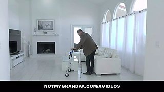 Stepgrandpa rich would help sia passion if she takes care of him