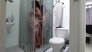 Beautiful Latin in the Shower