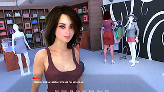Fucking Stepcousin in Dressing Room- Away From Home Animated Porn Gameplay