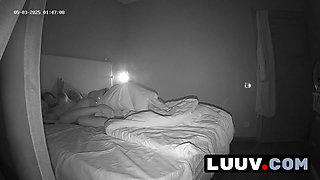 LUUV. Evening sex and cum in her mouth on home camera