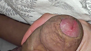 Step mom handjob Indian step son big dick without condom