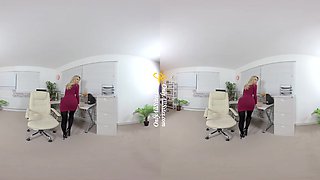Natasha Anastasia - Busty Blonde Babe Pornstar Stripping Our Of Her Red Dress