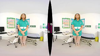 Cum Training Part 1; British Nurse Fetish Striptease In The Doctors Office