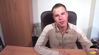 Slender Blonde From Germany Adores A Loaded Cock Deep In Her Muff