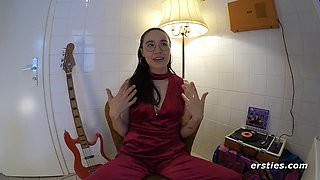 Lesbian orgy with Gabi Gold turns wild as the doll gets filled up!