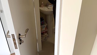 Watching Stepmom Pee in Toilet Compilation