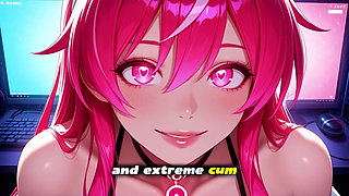 Mega-fucker Awakens: Future Slut Kira Gags on 30cm Virgin Cock in Ai Anime Hentai