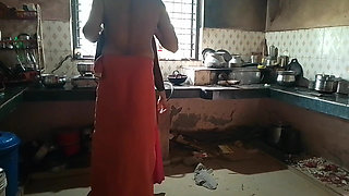 Indian Malayali Housewife Is Fucked Doggy Style by Her Husband at Home in the Kitchen