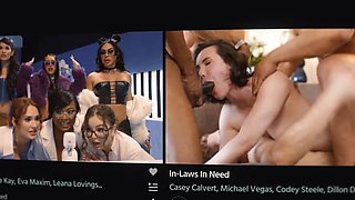 ADULT TIME - Lesbian Octavia Red Oiled Up Nuru Massage With Big Dick Client Has Her CRAVING COCK!: Porn