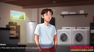 Summertime Saga Porn Game Play Part 02 Nude Sex Game Play