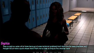 Awam - Day 15 - Free - Part 3 - Sophia Saw a BBC Cock While Shower