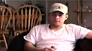 Naughty str8 guy solo masturbating