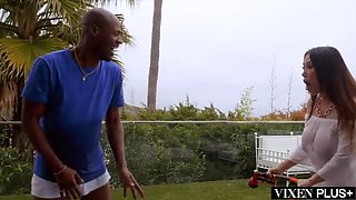 Horny MILF Kianna Dior Rides Thick BBC Hard - Big Tits, Titty Fuck & Doggystyle