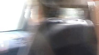 Teenage German babes enjoying lesbo fun before giving head in a car