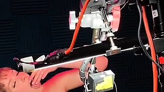 Blonde tight pussy babe solo toy fun in glamour masturbation