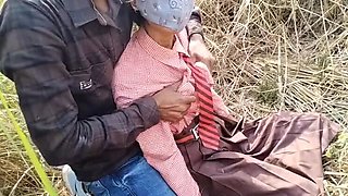 Desi Indian School Girl Jungle Sex with Big Natural Tits - HotSihvani63 Viral MMS