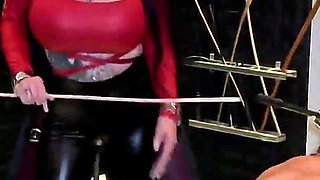 Miss Alessa Milano Bondage Caning Bastonade