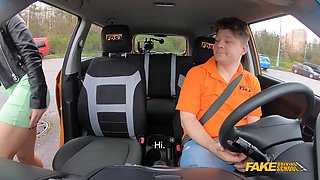 Faux driving school she has an bum to die for and a Wet Pussy that needs fucking
