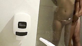 Catching My Step-sister Touching Herself in the Shower and Let Me Fuck