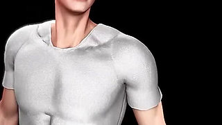 Bigboobs Pixelated Goddess with a Big Butt - 3D Animation Hentai