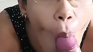 My Sexy Stepmother Gets Horny After a Party and We Have Risky Sex in the Living Room