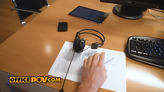 POV - anal fuck with your boss Veronica Leal