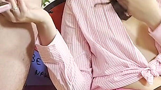 Hot Sexy All Natural Big Ass Blonde and Her BFF From College Play a Spin the Wheel Game on a Big Cock