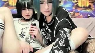 Fetish lesbians toy ass and pussy with plug and vibrator
