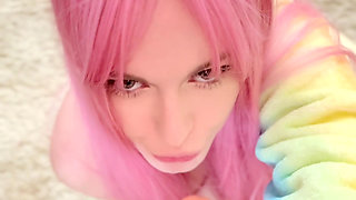 I'm Practicing Swallowing Cum on a Dildo.
