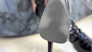 Shiny Pvc Pleasers & Your Pathetic Mouth - POV Boot Worship by Empress Catastrov