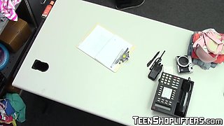 Young Scarlet Mae fucked hard on table by Wrex Oliver