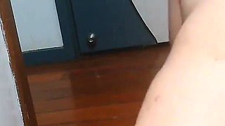 Humping Pillow with Large Vibrator Rubbing Clit Hard