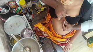 House maid kitchen fucking