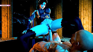 Cao Ying Curves in Motion: Animated Dreamgirl - 3D Animation