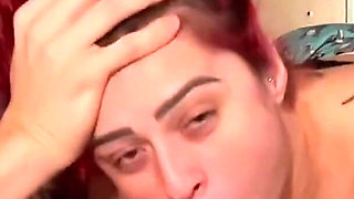Oral Hardcore in the Bedroom - Camila Goes to the Edge and Swallows Without Shame