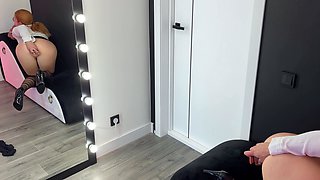 Stacked brunette goes solo toys and masturbation
