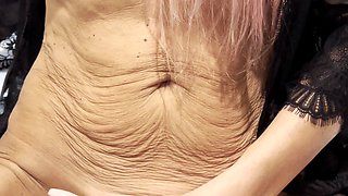 Hot Mommy Masturbates Alone in the Room and Gets a Very Strong Orgasm