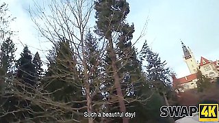 A Sunday Walk Ended Up As Having A Hot Girl With In Our Bed, It Was Her First Threesome 21 Min