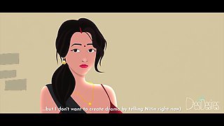 Nidhi gets naughty in the virginal bhabhi series from Desiwaladesires