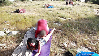 Public Viewing Mega Creampie in the Middle of the Park