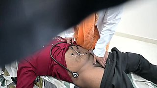 Hot Indian Doctor Examines Patient's Dick in Clinic - Desisridevi
