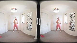 Gym Strip featuring Gina B - ZexyVR