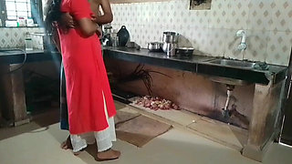 Malayali Couple Doing Blowjob in the Kitchen at Home