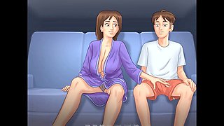 Internal ejaculation, three dimensional, full nude