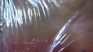 Horny student fucked twice with foil bondage - Part 1