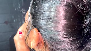 Indian (2th Class College Girl Squrting in College Viral Video!! Fingering!! Niked Bath in College Bathroom