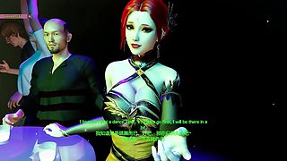 Celestial Curves: 3D Girl with Divine Assets - 3D Animation